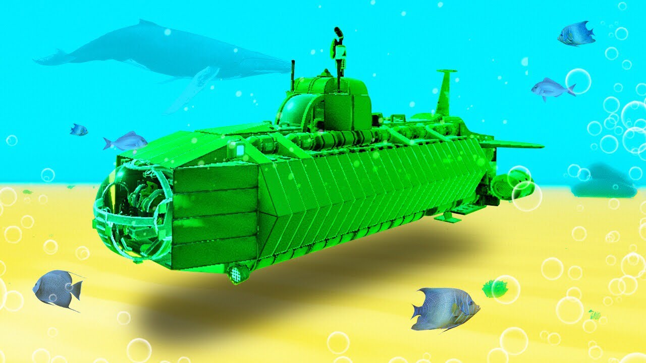 BUILD THE BIGGEST SUBMARINE CHALLENGE! (Trailmakers) - YouTube