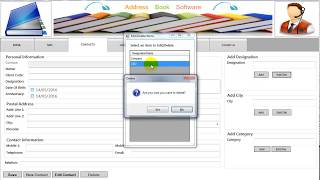 Address Book Software,Contact Manager Software screenshot 1