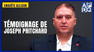Testimony of Joseph Pritchard | Allison Inquiry