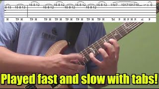 Beat it (guitar solo) - Guitar Lesson with Tabs, part two of two