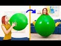 Youtube Thumbnail 15 Trik dan Permainan Balon Yang Luar Biasa / Bagian Dalam Balon Raksasa!