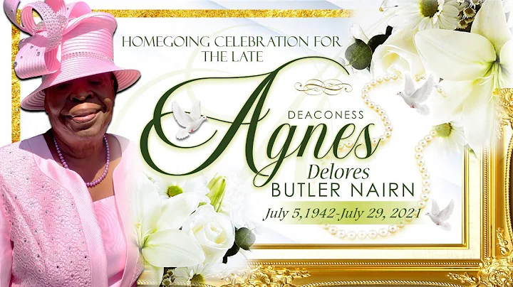 HOMEGOING CELEBRATION FOR THE LATE DEACONESS AGNES...