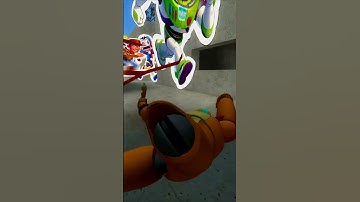 Scary Spongebob Nextbot Gmod Pomni, Woody and Buzz Chasing me Nextbot in Gmod #gmod #nextbot #shorts