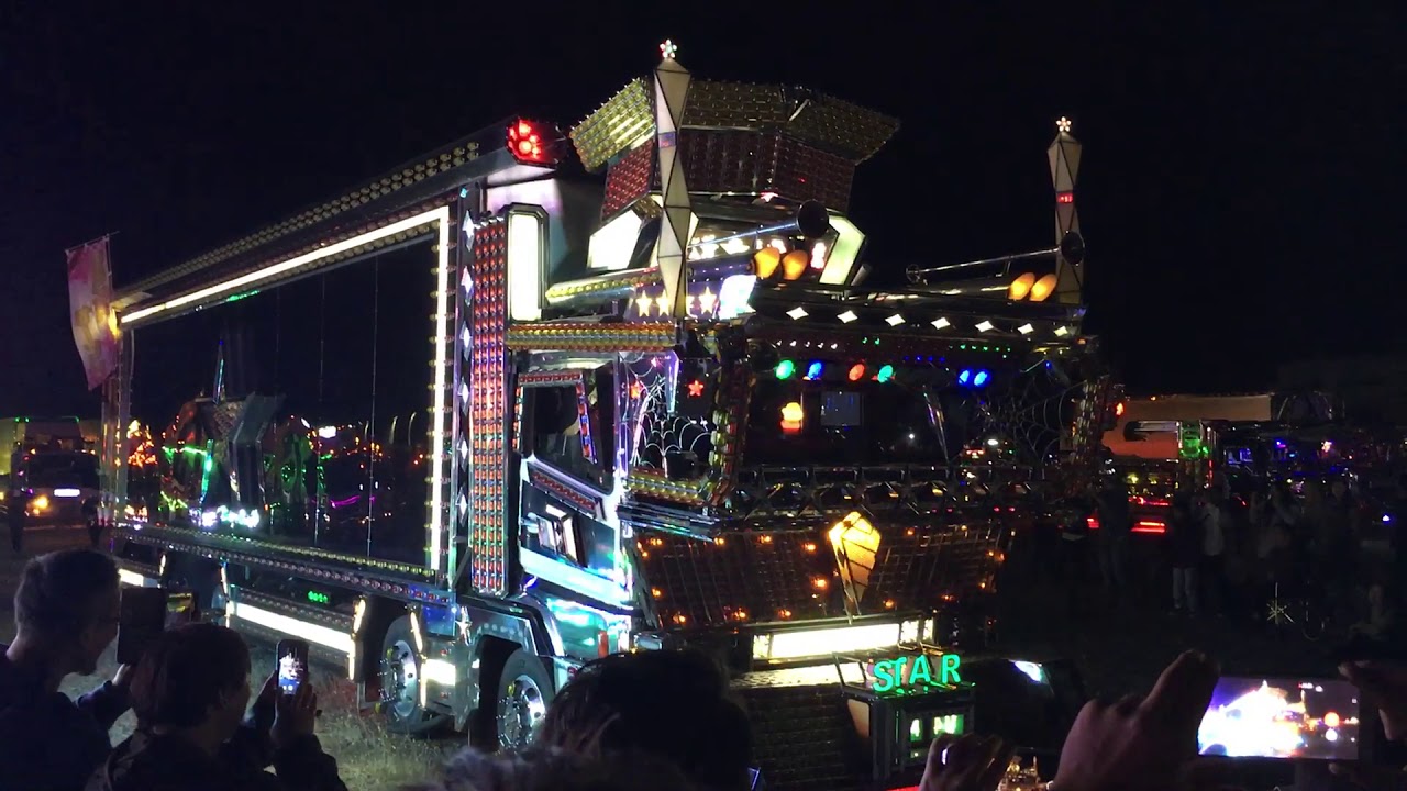 デコトラ 菱星丸さん ナイトシーン