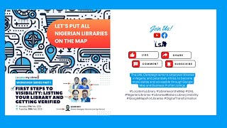 Locate my Library Workshop 1 (First Steps to Visibility: Listing Your Library on Google)