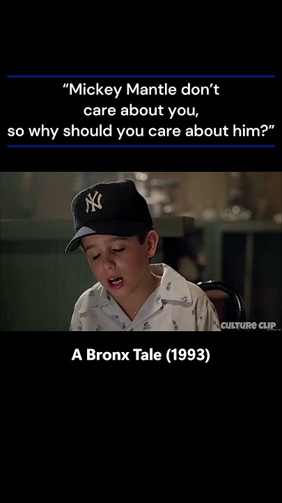 Kisah Bronx “Mickey Mantle Tidak Peduli Padamu” Pertemuan Pertama Sonny & Calogero #yankees