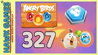 Angry Birds Stella POP Bubble Shooter Level 327 - Walkthrough, No Boosters