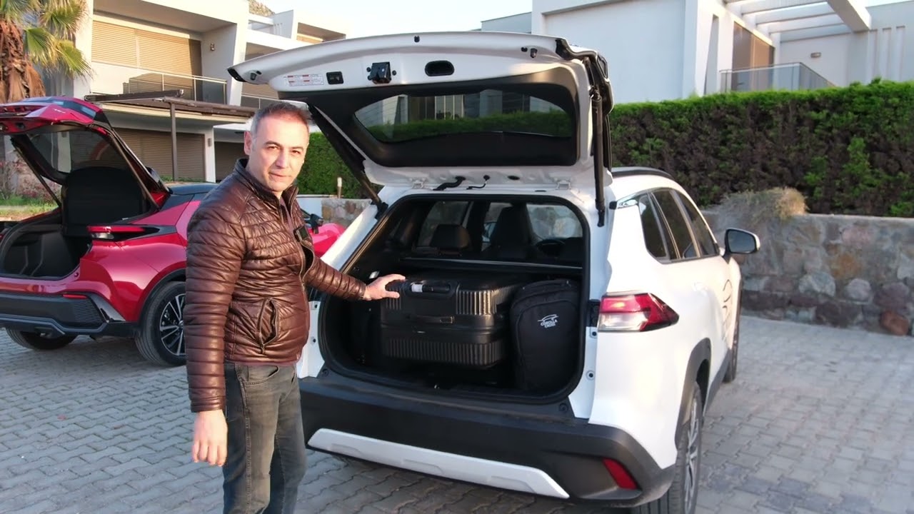 Corolla Cross - C-HR bagaj karşılaştırma