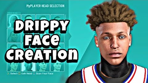 *NEW* BEST DRIPPY FACE CREATION TUTORIAL IN NBA 2K20! LOOK LIKE A DRIBBLE GOD😱
