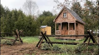 Our Tiny off grid cabin