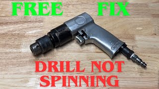 How To Repair A Pneumatic Drill With Low Power (Tool Only Exhausts Air)