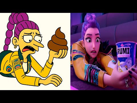 Rumi Found a Dirty Surprise! 😂 Huntrix Drawing Meme