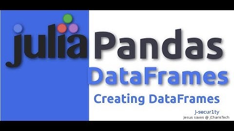 Julia Pandas Tutorial: DataFrames