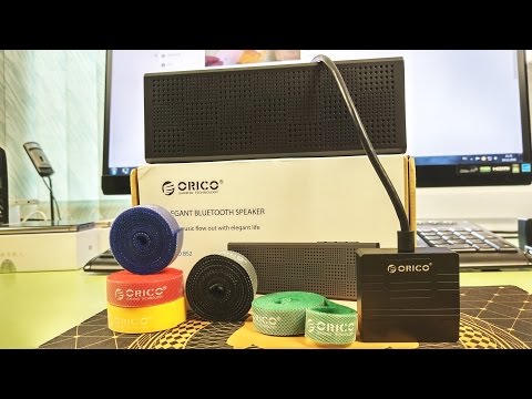 ORICO / стяжки кабелей, переходник SATA USB 3.0, Bluetooth колонка ► Посылка из Китая / AliExpress