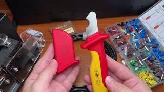 Best Cable Stripping Knife with VDE 1000V Insulation