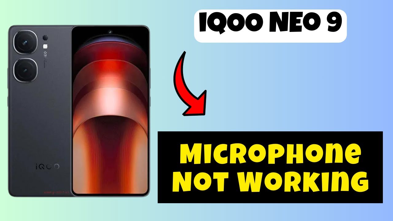 Microphone Not Working iQOO Neo 9 || How to fix microphone not working  issue || Microphone Issue