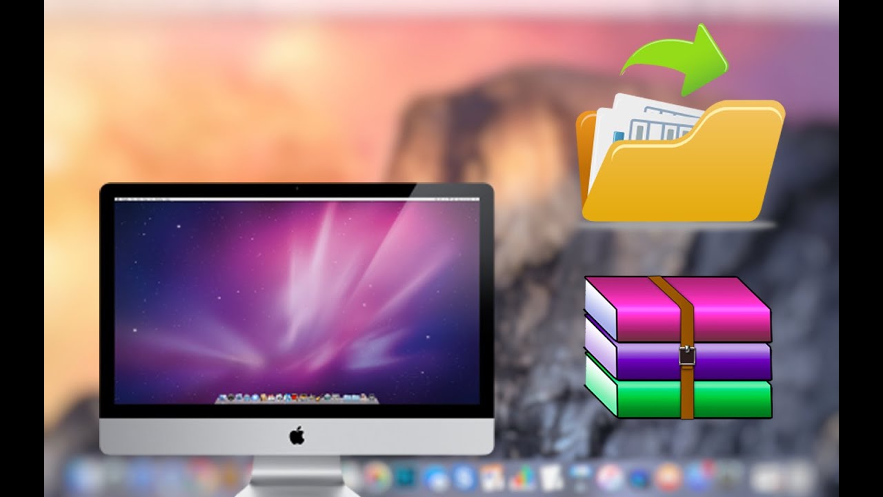 شرح برنامج فتح ضغط الملفات للماك - YouTube