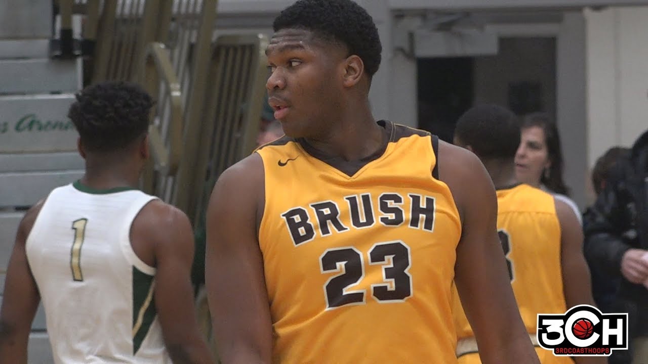 6'9" Brush Forward John Hugley Is Too Much To Handle | Official Junior Season Mixtape