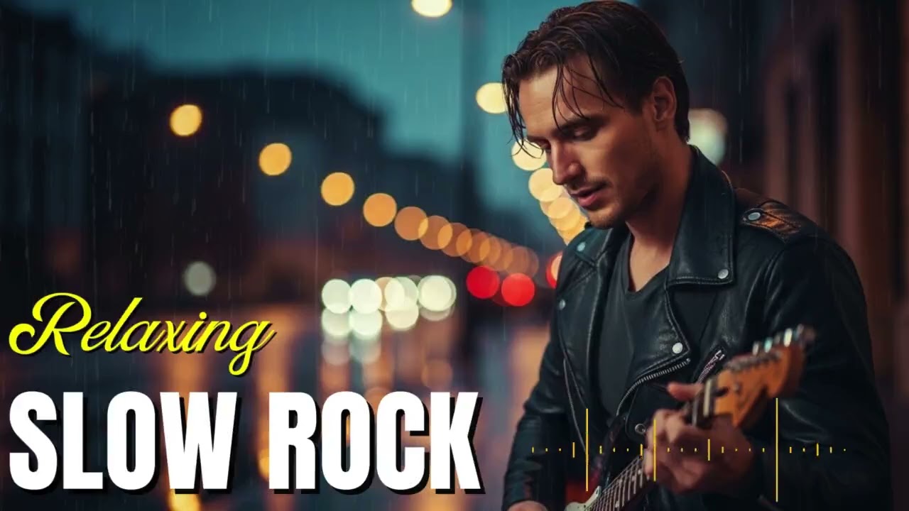 Relaxing Slow Rock Guitar – Romantic Rock Ballads for Night Chill & Sleep