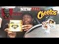 KFC NEW CHEETOS CHICKEN SANDWICH FOOD REVIEW (FUNNY)