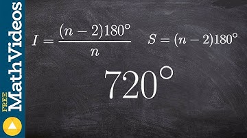 Given the sum, find the meausre or a single interior angle of a regular polygon ex 1