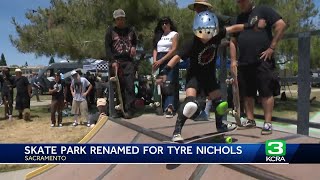 Natomas skate park renamed after former resident Tyre Nichols