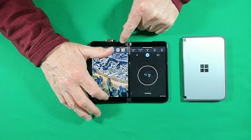 Surface Duo 2 Swipe Down For Notifications