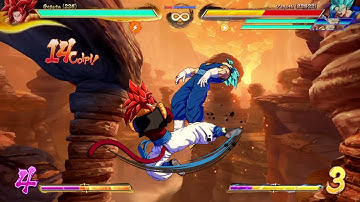 Gogeta Ss4 5H rejump combo