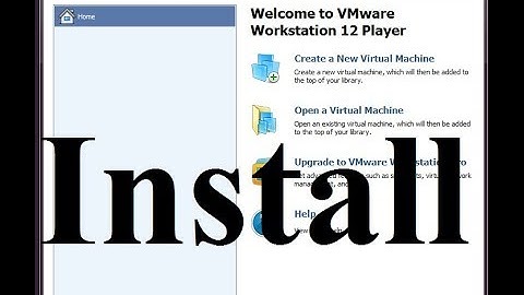 Easily install VMware Workstation 12 Player ns3 tutorial
