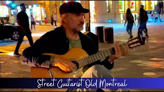 Old Montreal at Night: Guy's Guitar Performance