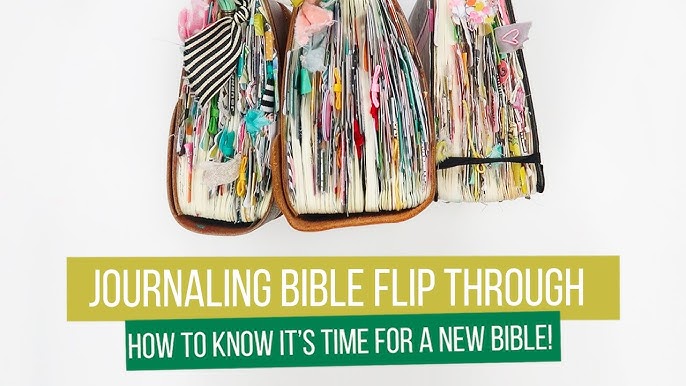 Bible Journaling Video: no-bleed-thru, wrinkle-free! Plus a Look Inside my Journaling  Bible — Valerie Sjodin