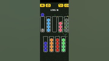Ball Sort Puzzle level-10 #SHORT