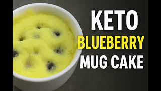 2-Minute Keto Blueberry Mug Cake | Quick & Easy Low-Carb Dessert screenshot 5