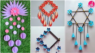 4 Beautiful Paper Wall Hanging|| Paper Craft For Home Decoration || Easy Craft || Easy Wall Hanging