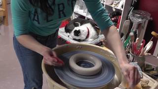Pottery: Throwing a Hollow Ring Toroid Double Wall Donut