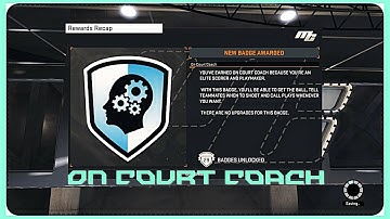 NBA 2K15 - How To Get On Court Coach Badge Tutorial!!