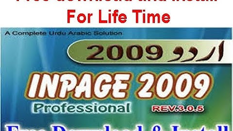 How to install Urdu Inpage 2009 in Windows 7/8/10 #short #youtubeshort