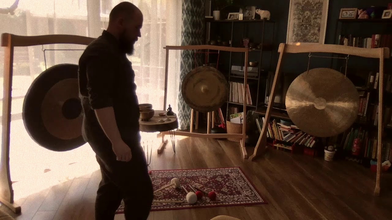 SoundHealing live gongs & singing bowls session YouTube