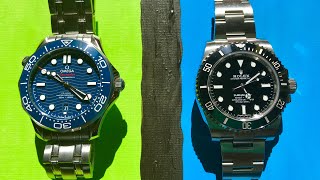 :  ROLEX SUBMARINER vs OMEGA SEAMASTER |  1