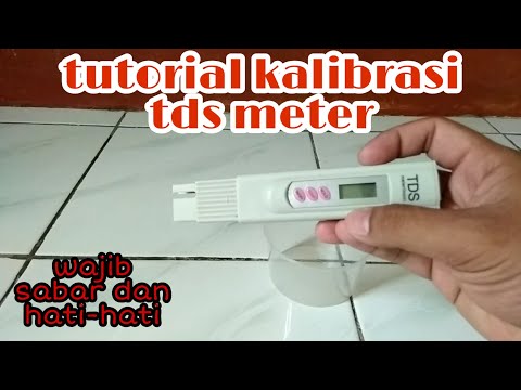 Video: Bagaimana cara mengkalibrasi pena TDS saya?