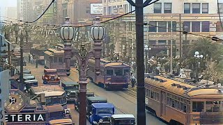 1930s  Views of Los Angeles in color [60fps, Remastered] w/sound design added