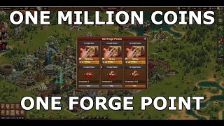 Forge of Empires: One Million Coins for One Forge Point