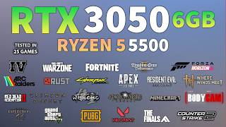 RTX 3050 6GB + Ryzen 5 5500 : Test In 25 Games - RTX 3050 6GB Gaming Test screenshot 5