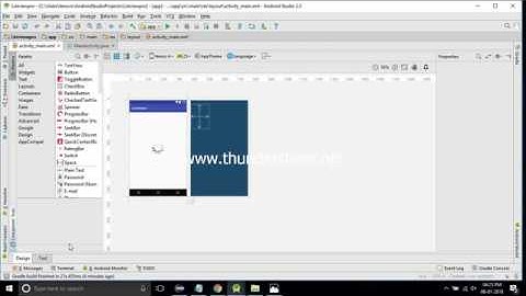 Project 3: Using ListView in android studio.