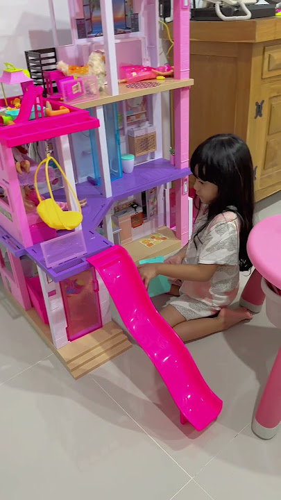 SAMANTHA MAIN RUMAH BARBIE SERBA PINK REVIEW MAINAN #shorts #short #viral #viralshorts #viralvideo