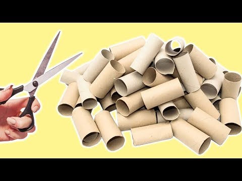 6 Ways To ReUse/Recycle Empty Tissue Roll (Compilation)