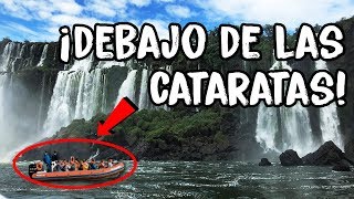 ¡Bañadas por las cataratas de Iguazú! 💦🤩¿Cómo ir en transporte público? 🚌| MPV en Argentina #5