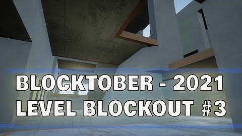 Level Design - Blocktober 2021 - Level Blockout #3