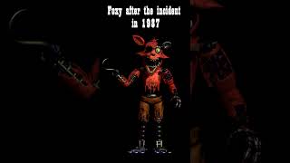 Foxy BEFORE VS AFTER the bite of 1987 | FNaF 2