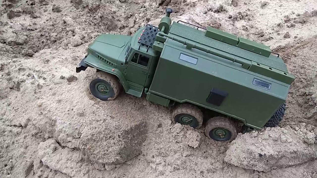 Урал WPL В-36 тест бесколлекторного мотора